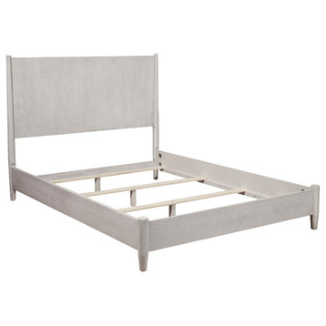 Flynn Full Size Panel Bed, Gray