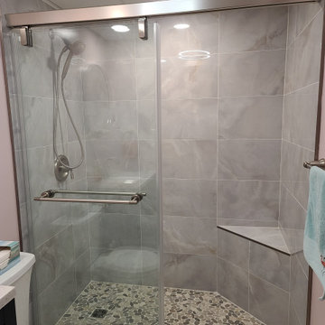 Tub to shower