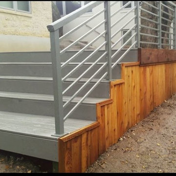 Modern Gray Composite Deck