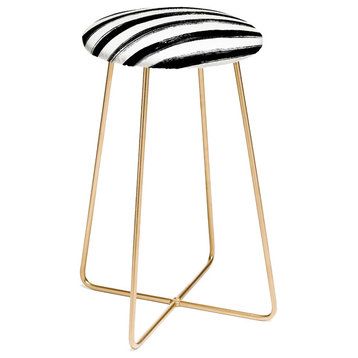 Deny Designs Kelly Haines Paint Stripes Counter Stool