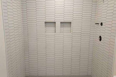 Inspiration for a modern bathroom remodel in Other