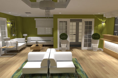 Hallway - modern hallway idea in Los Angeles
