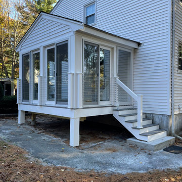 Complete Enclosed Porch Renewal and Reconstruction