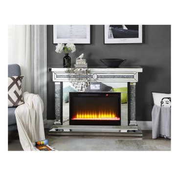 Ac00510 Acme Furniture Noralie Fireplace With Firecore With Bluetooth