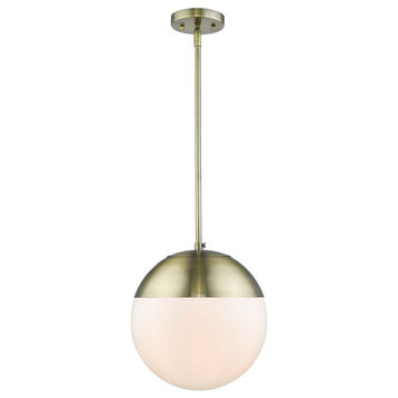 1 Light Large Pendant in Fashionable style - 17.75 Inches high by 11.75 Inches