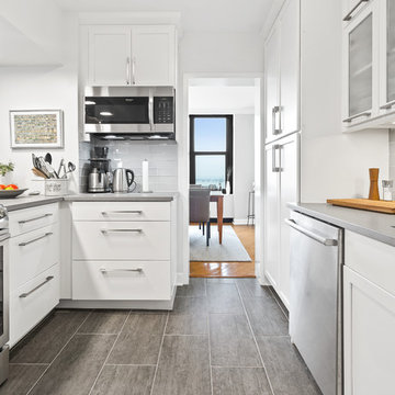 Durable Grey Wood-Look Tile Flooring