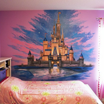 Disney Castle Mural
