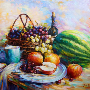 Still life painting, Still life art, Original Paintings for Sale by Leon Devenic