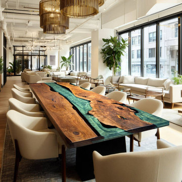 The “Emerald Gorge” Dining Table — Where Craftsmanship Meets Drama