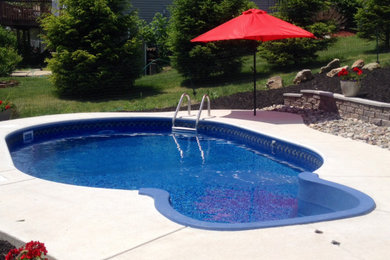 Inspiration for a coastal pool remodel in Philadelphia