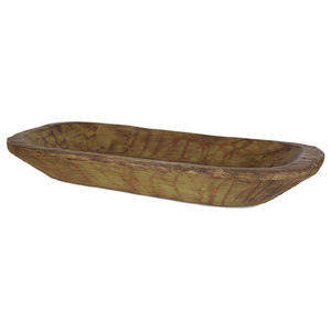 20 Carved Wooden Dough Bowl Primitive Wood Trencher Tray Rustic Home Decor 8-10" 