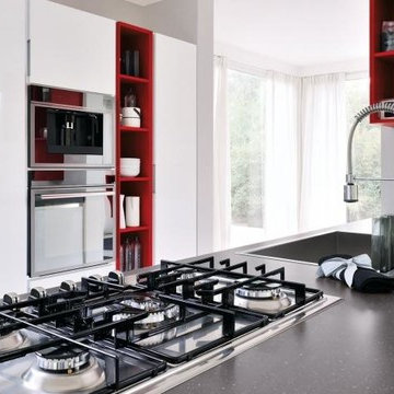 Modern Italian Custom Made Kitchens by LUBE