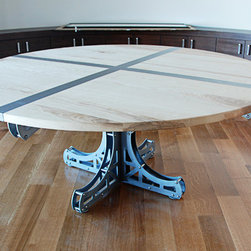 The Mini-Truss Circular Dining Table - Dining Tables