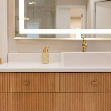 Lux Modern Spa Master bathroom