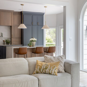 Two-Toned Cabinets & Quartz Kitchen Remodel