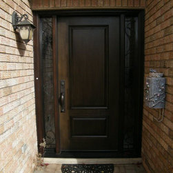 Stained Fiberglass Doors - Front Doors