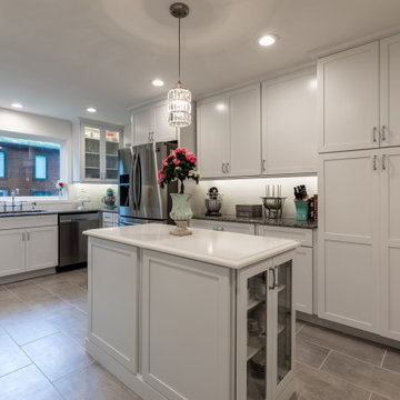 Amazing Kitchen Expansion and Remodel Brightens up Home in Arlington, VA
