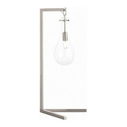 Sabine Polished Nickel Desk Lamp | Pulp Home - Desk Lamps