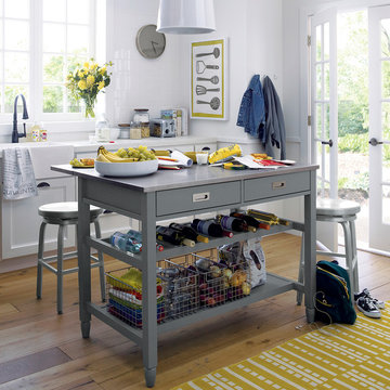 Sheridan Kitchen Island - Grey