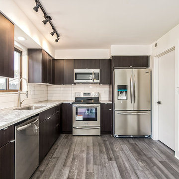 Kitchen transformation in a quant condo