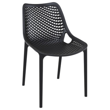 Compamia Air Dining Side Chair, Set of 2, Black