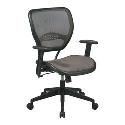 Air Grid Seat and Back Deluxe Task Chair - Office Chairs