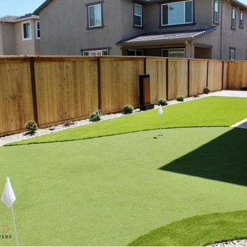 Natomas Paver Patio and Putting Grass & Turf Renovation