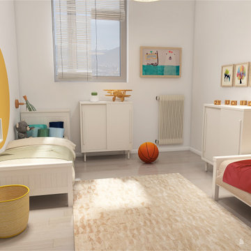 Projet Velizy - Aménager une chambre pour deux enfants