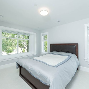 White Sleek Interior Custom Home
