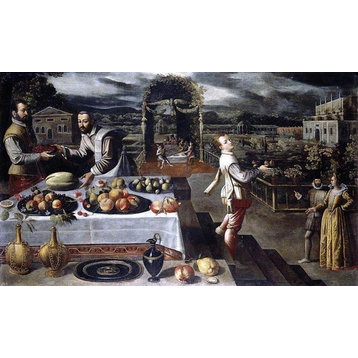 Lodewijk Toeput Banquet in a Formal Palace Garden Wall Decal