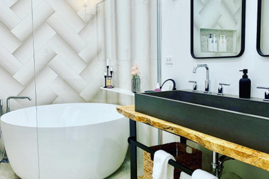 Example of a bathroom design in Chicago