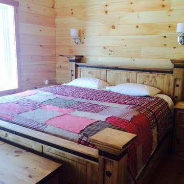 Solid wood cabin refurnishing