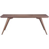 Zuo Stockholm Walnut Dining Table