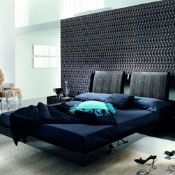 Diamond Black Platform Bed by Rossetto USA - Platform Beds