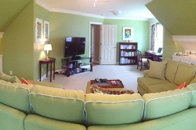 Home theater - traditional home theater idea in Other