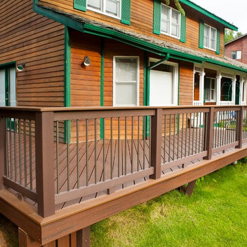 Wrap Around Diagonal Trex Deck