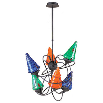 ELK LIGHTING 123-6M Pazzo Collection Mixed Colors