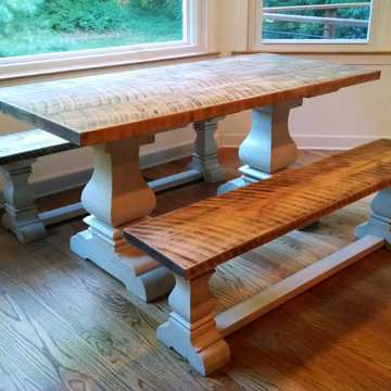 "Josh Leg" Pedestal Base Farm Table