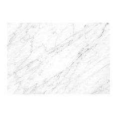 Carrara Vanity Top, Vessel Cutout with Single Faucet Hole, 31"