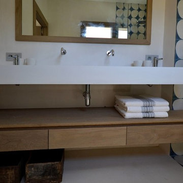 Kitchen & Bathroom in concrete – SPÉRONE