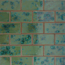 2"x4" Subway Tile in Peacock Green - Tile