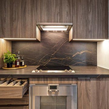 Honolulu Condo Galley Kitchen