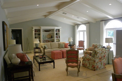 Elegant living room photo in Other