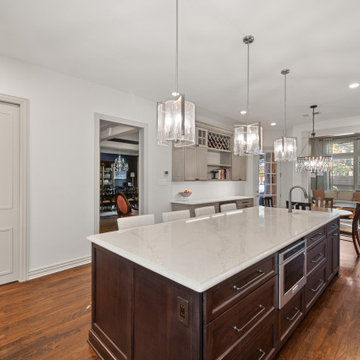 Spacious Kitchen and Dining Area View after remodel