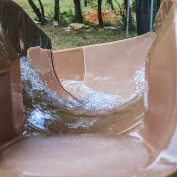Water Slide and Waterfall