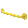 30 Inch Grab Bar With Safety Grip, Wall Mount Coated Grab Bar, Yellow
