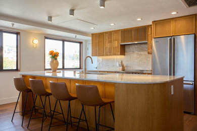 Kitchen - zen kitchen idea in Los Angeles