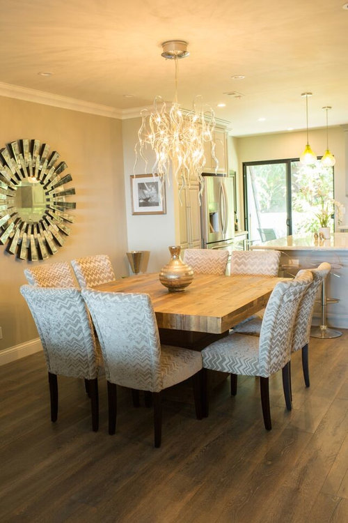 Custom flooring to match dining table. Thoughts