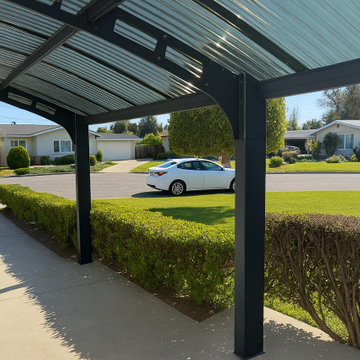 Arcadia Gazabo/CarpotThis open-air pavilion showcases a refined, contemporary st