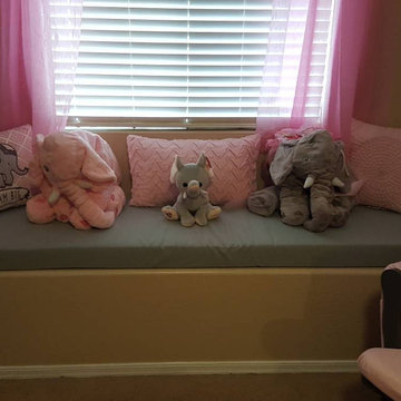Window Seat Cushion ~ Little Girls Room